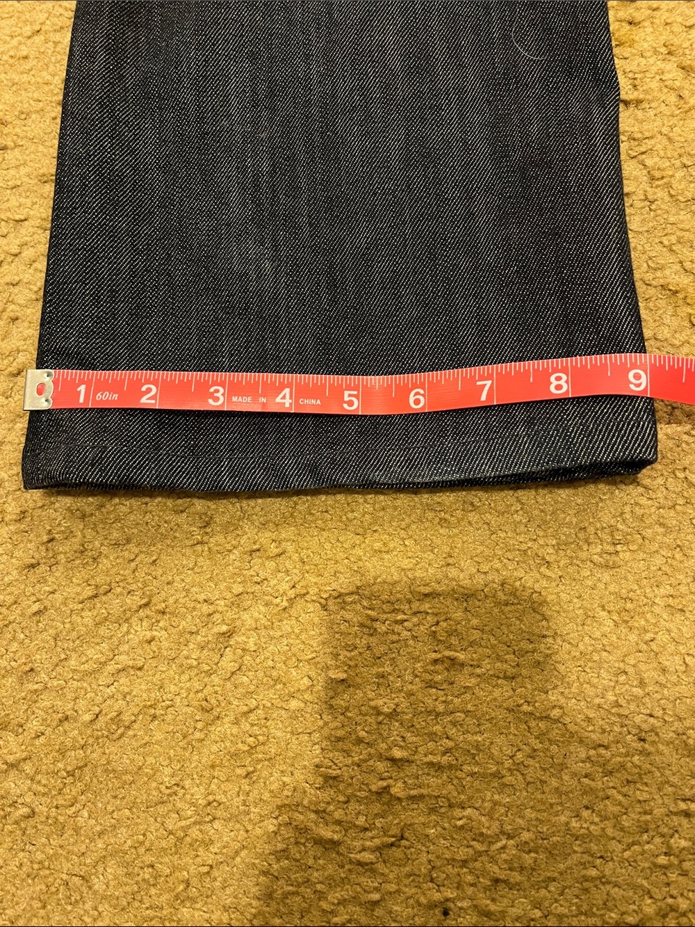 7 For All Mankind Boot Cut Dark Indigo Jeans 34 - Picture 7 of 9